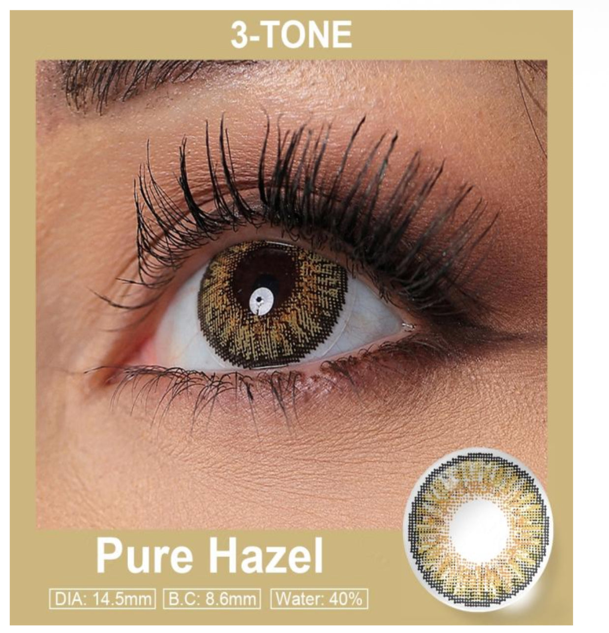 3-Tone Pure Hazel